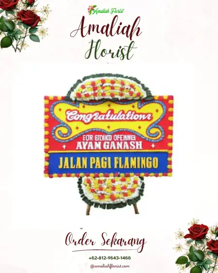 Sewa Papan Bunga Bebuak